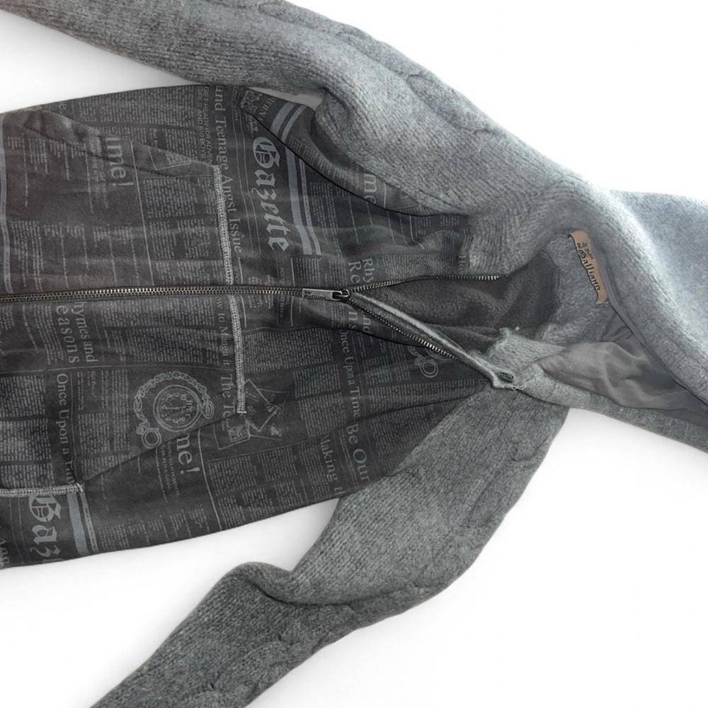 John Gallino Newspaper zip up